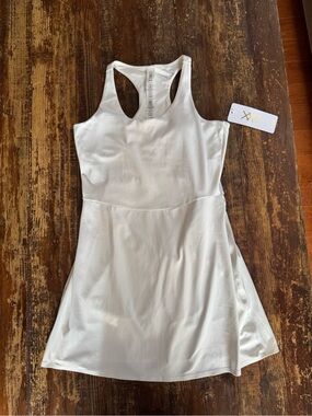 RHONE White Racerback A-Line Dress